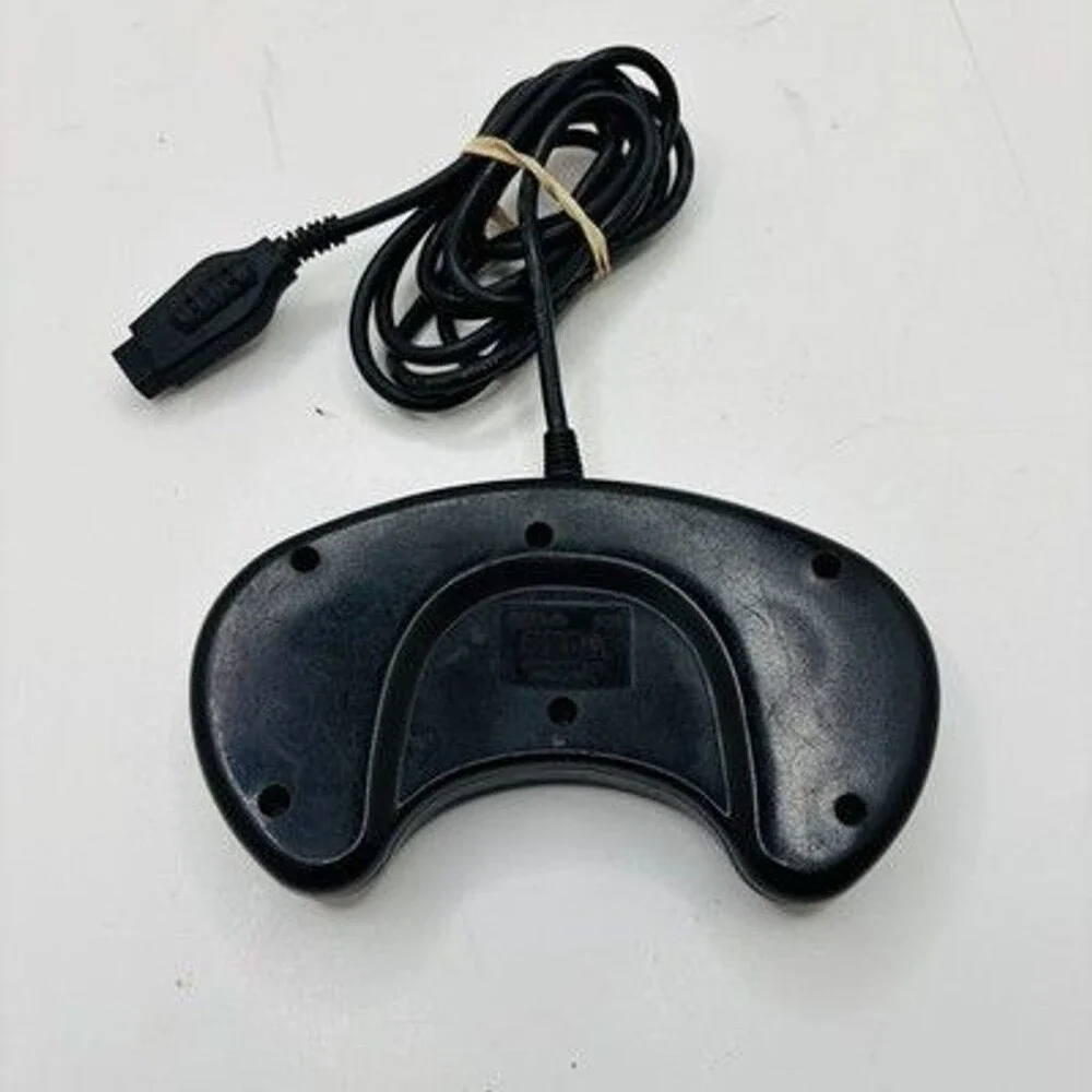 OEM Black Original SEGA Genesis 3 Button Wired MD Controller 1650 - FOR PARTS